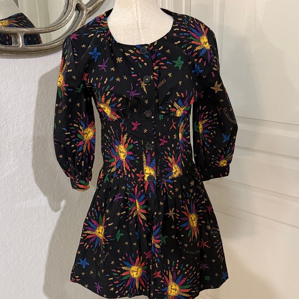 Farm Rio suns organic mini dress